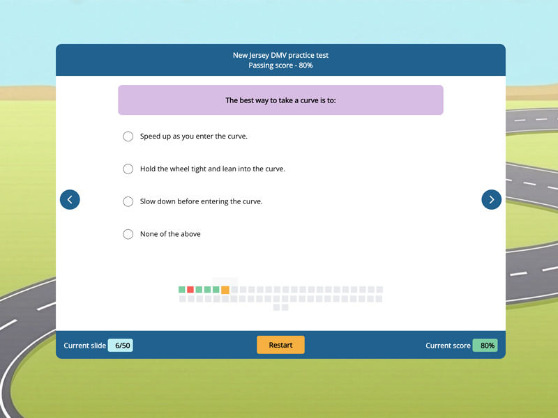 Quiz type studying platform prototype